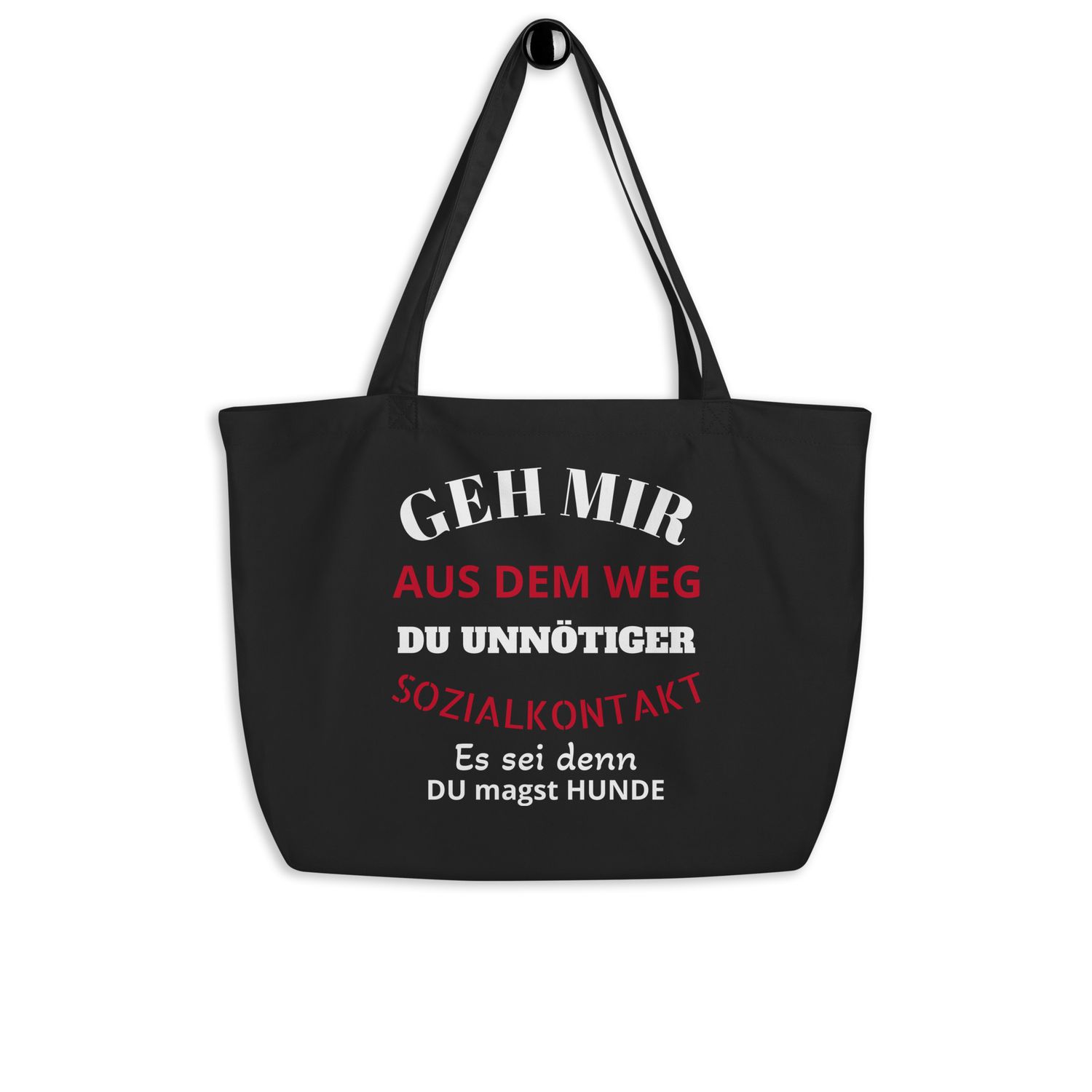Großer Bio-Baumwollbeutel