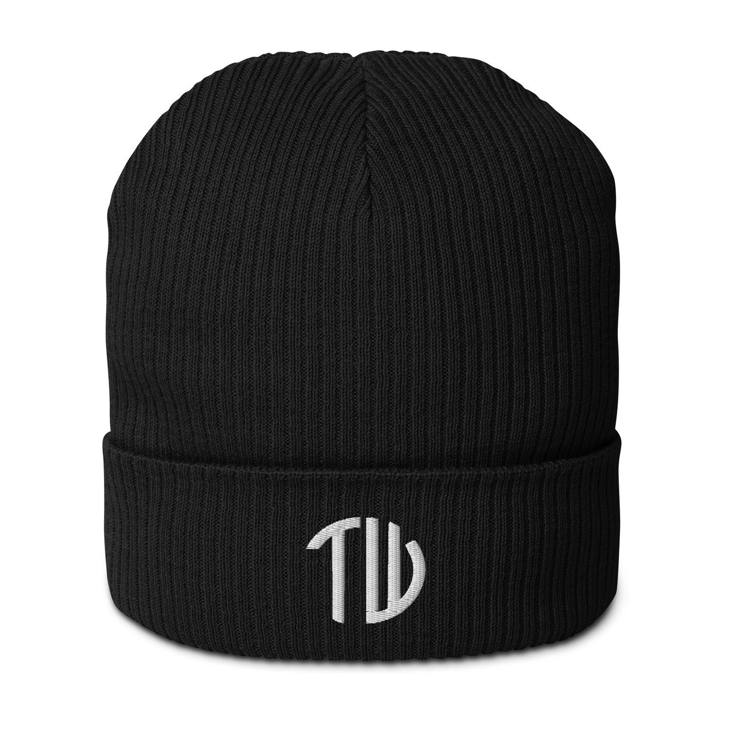 Gerippte Bio-Beanie