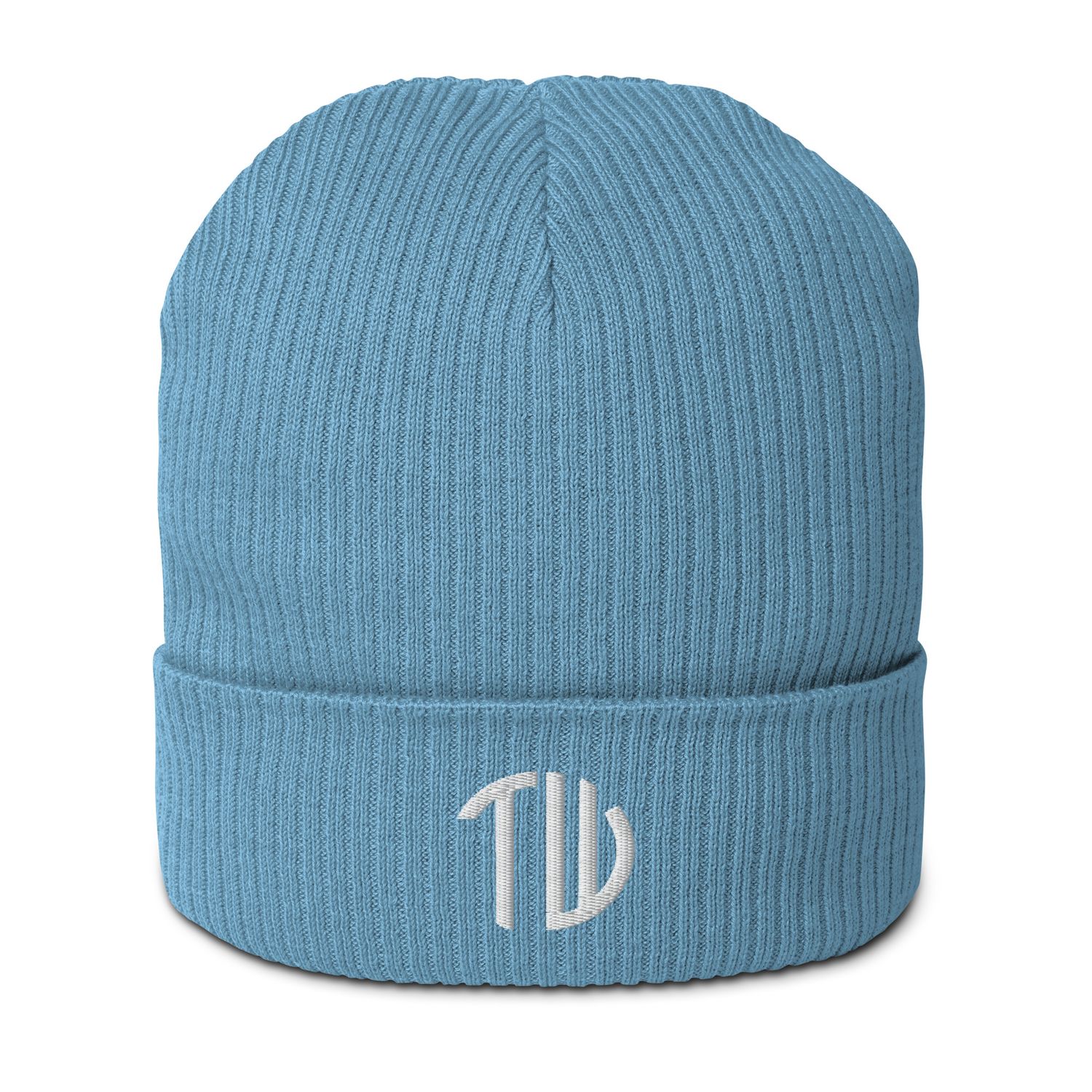 Gerippte Bio-Beanie