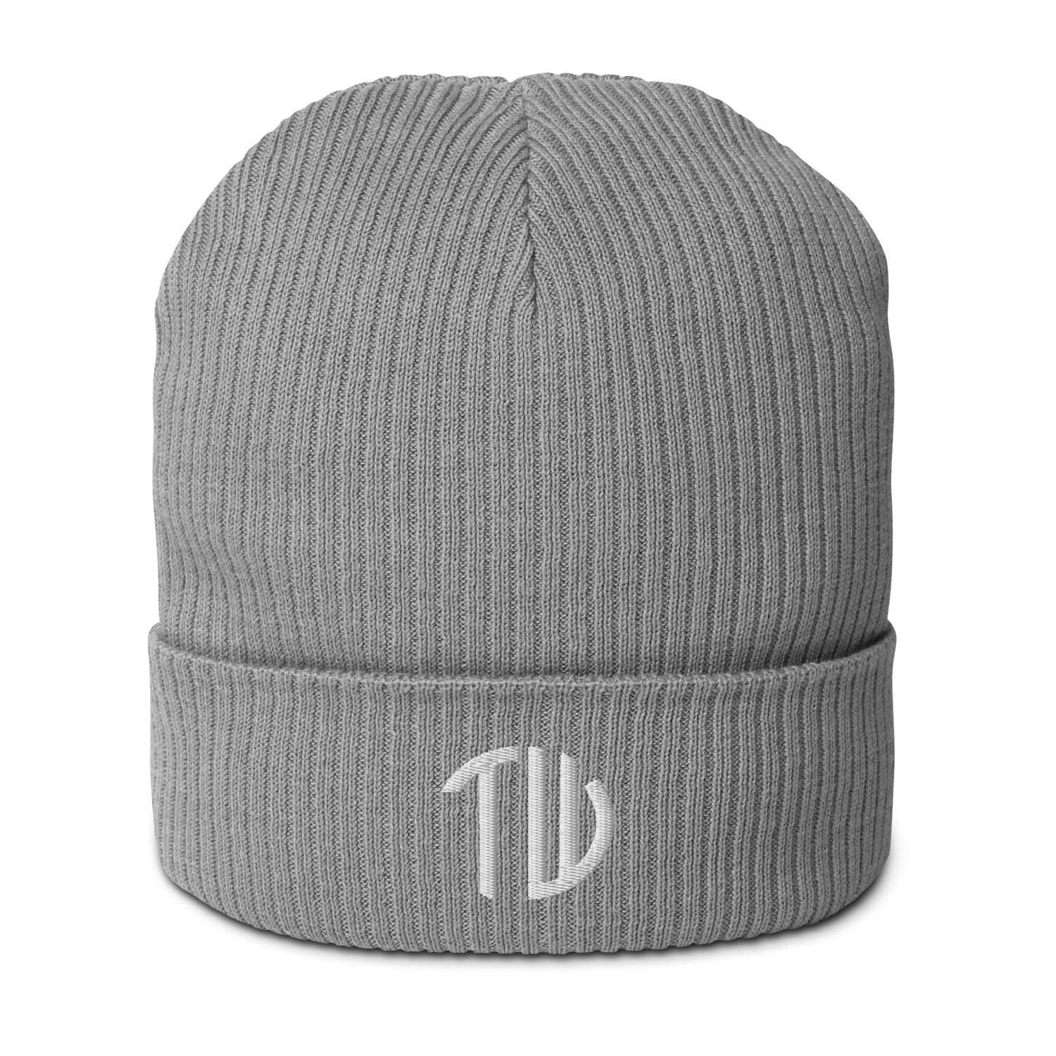 Gerippte Bio-Beanie