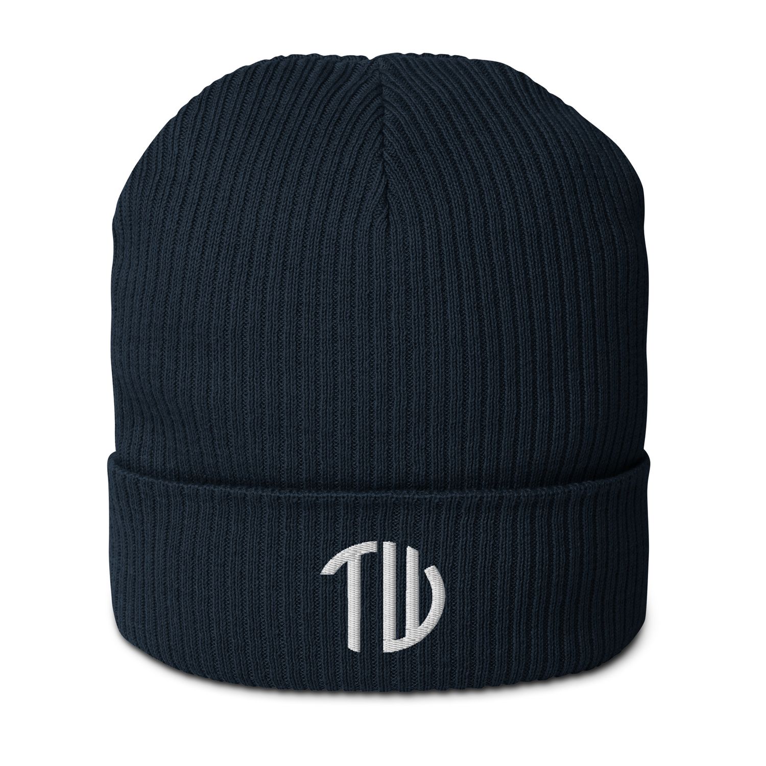 Gerippte Bio-Beanie