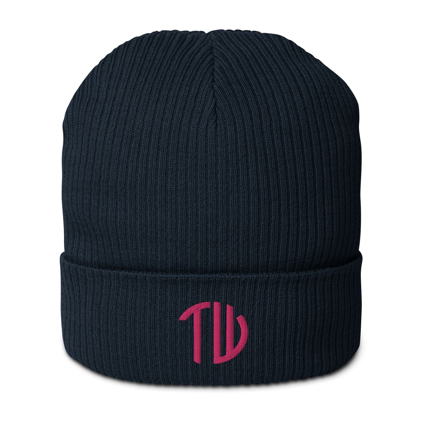 Gerippte Bio-Beanie