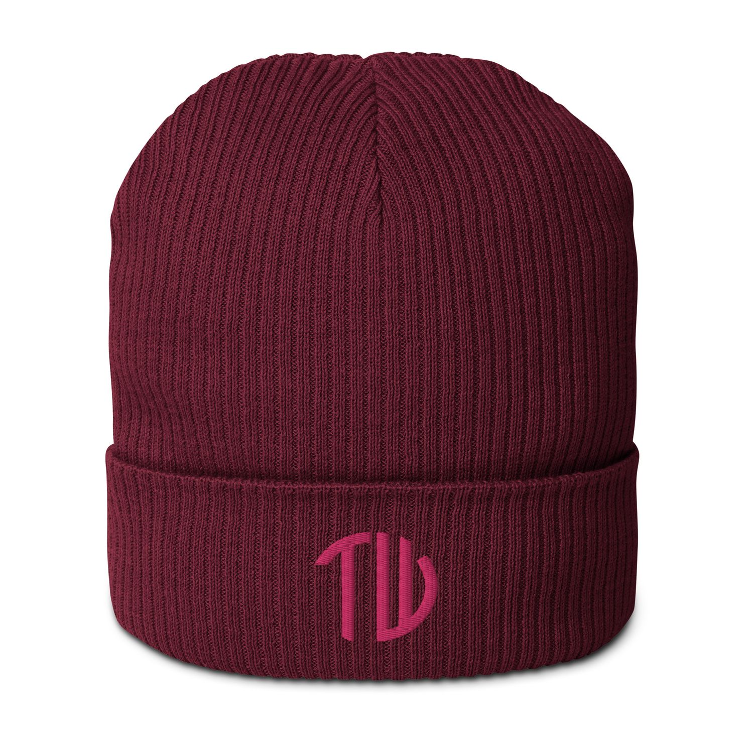 Gerippte Bio-Beanie