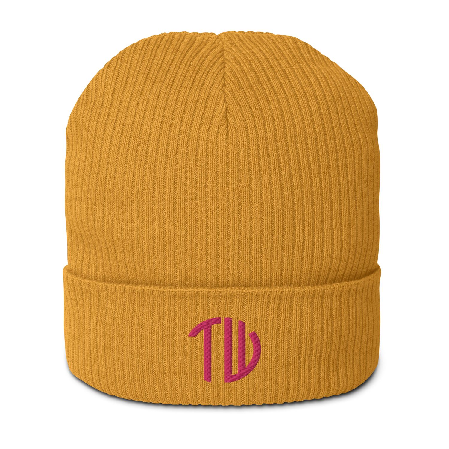 Gerippte Bio-Beanie