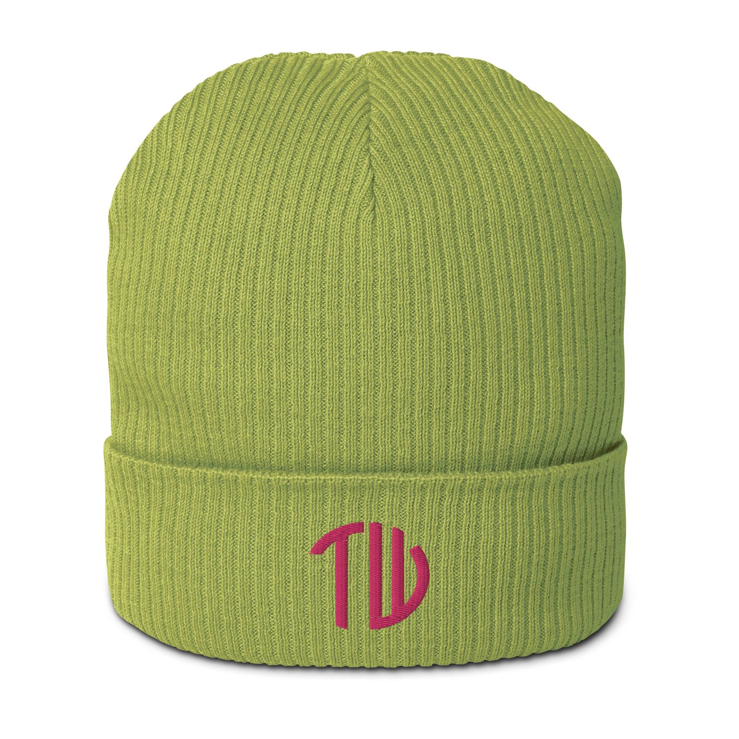 Gerippte Bio-Beanie