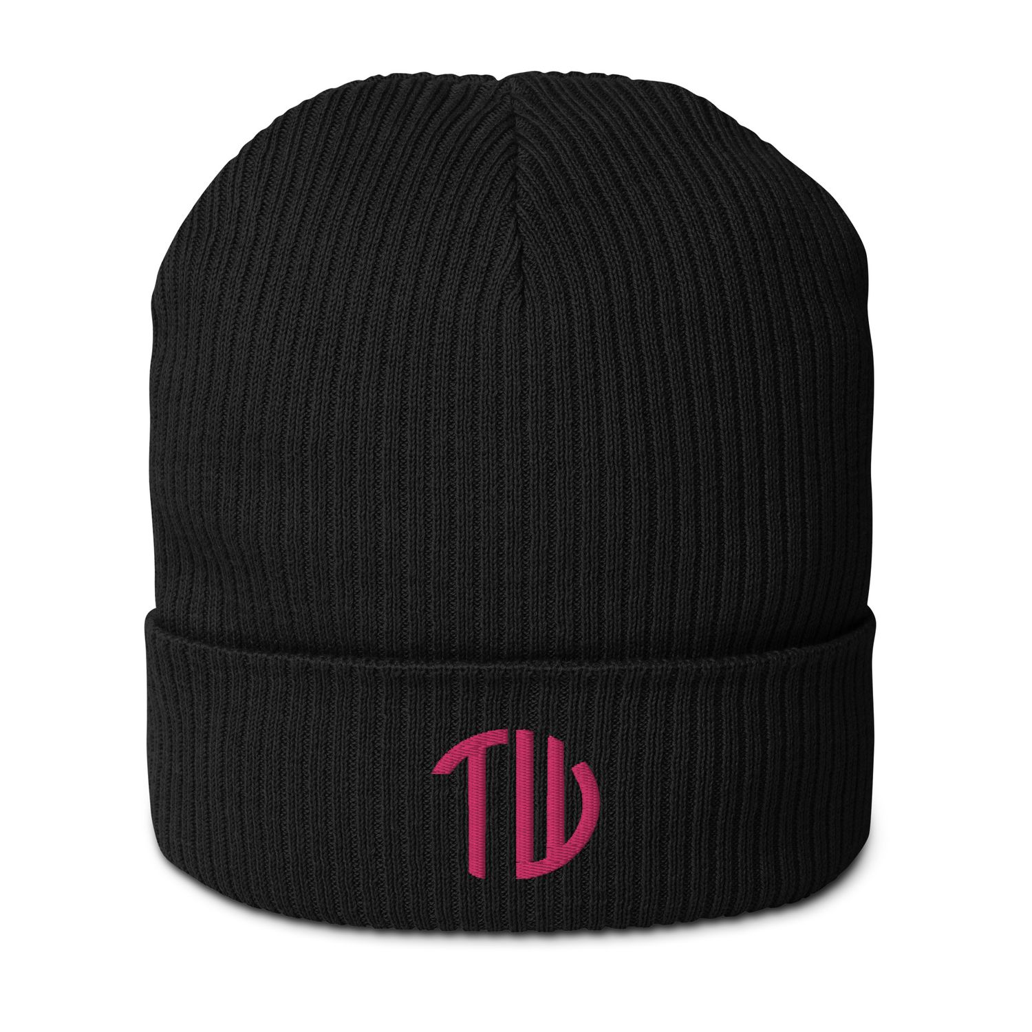 Gerippte Bio-Beanie