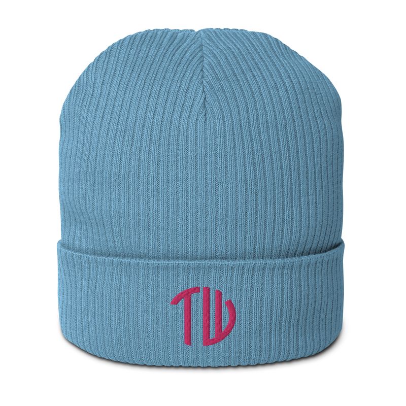 Gerippte Bio-Beanie