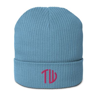 Gerippte Bio-Beanie