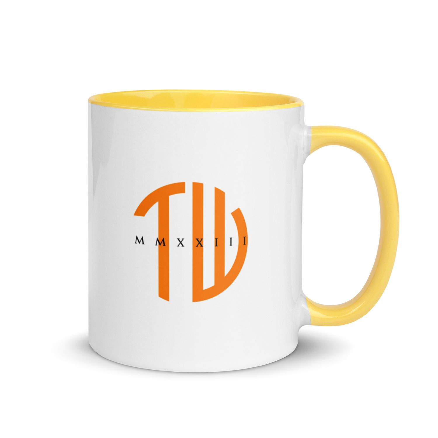 Tasse mit farbiger Innenseite
