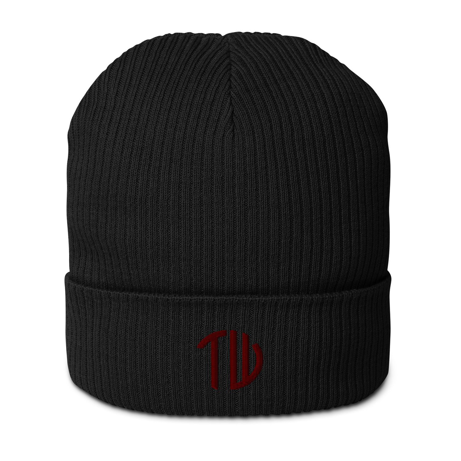 Gerippte Bio-Beanie