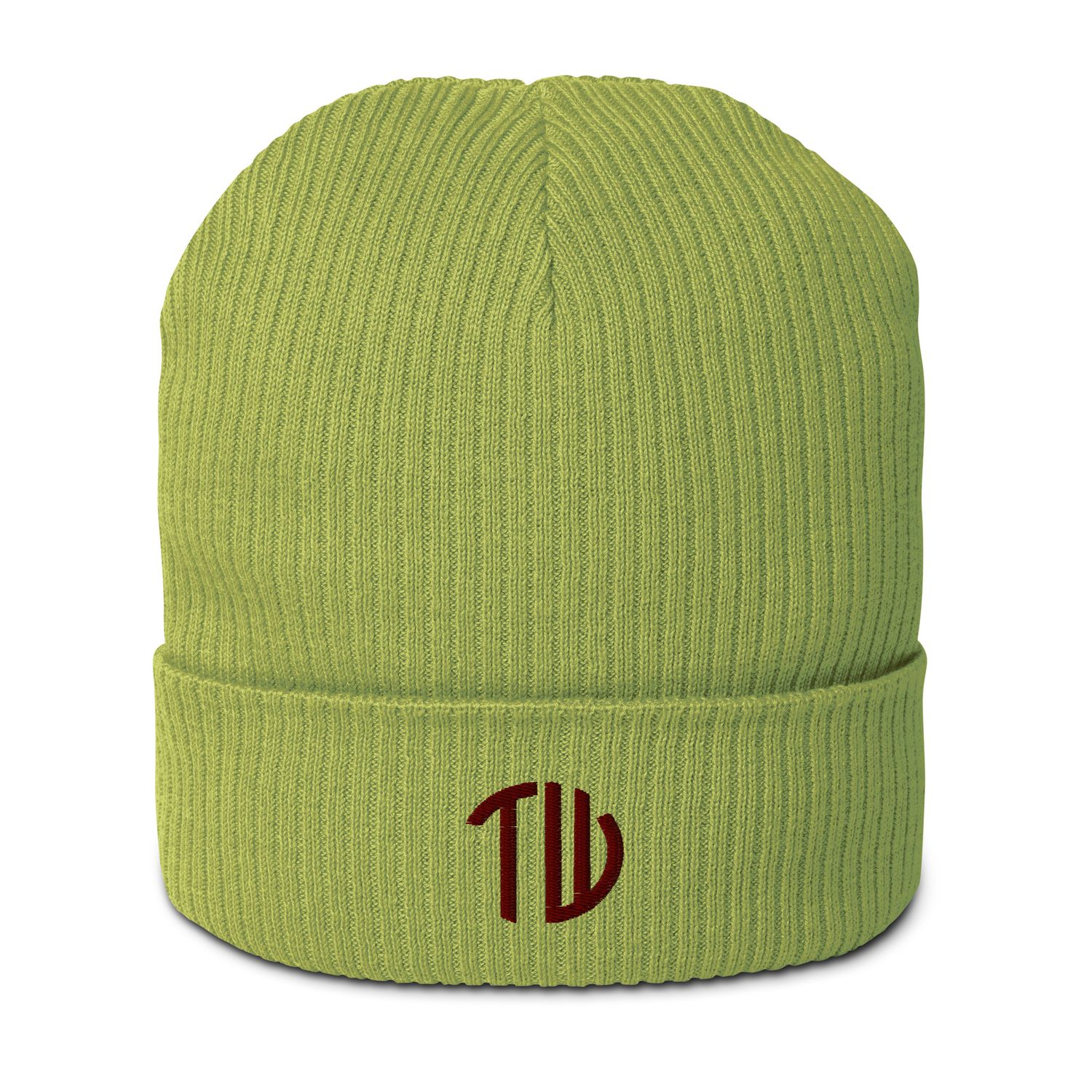 Gerippte Bio-Beanie