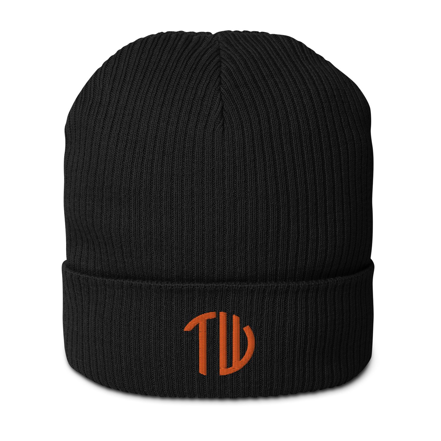 Gerippte Bio-Beanie