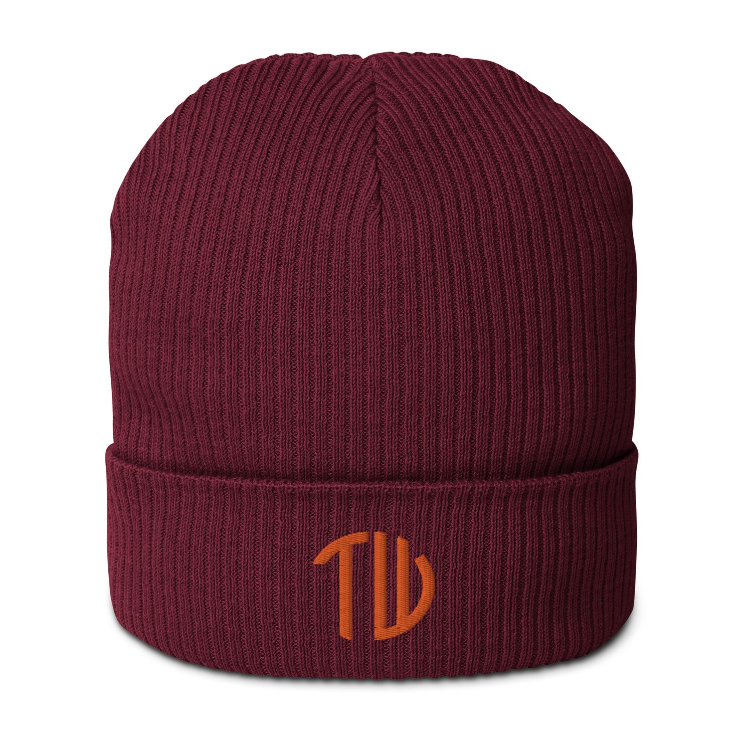 Gerippte Bio-Beanie