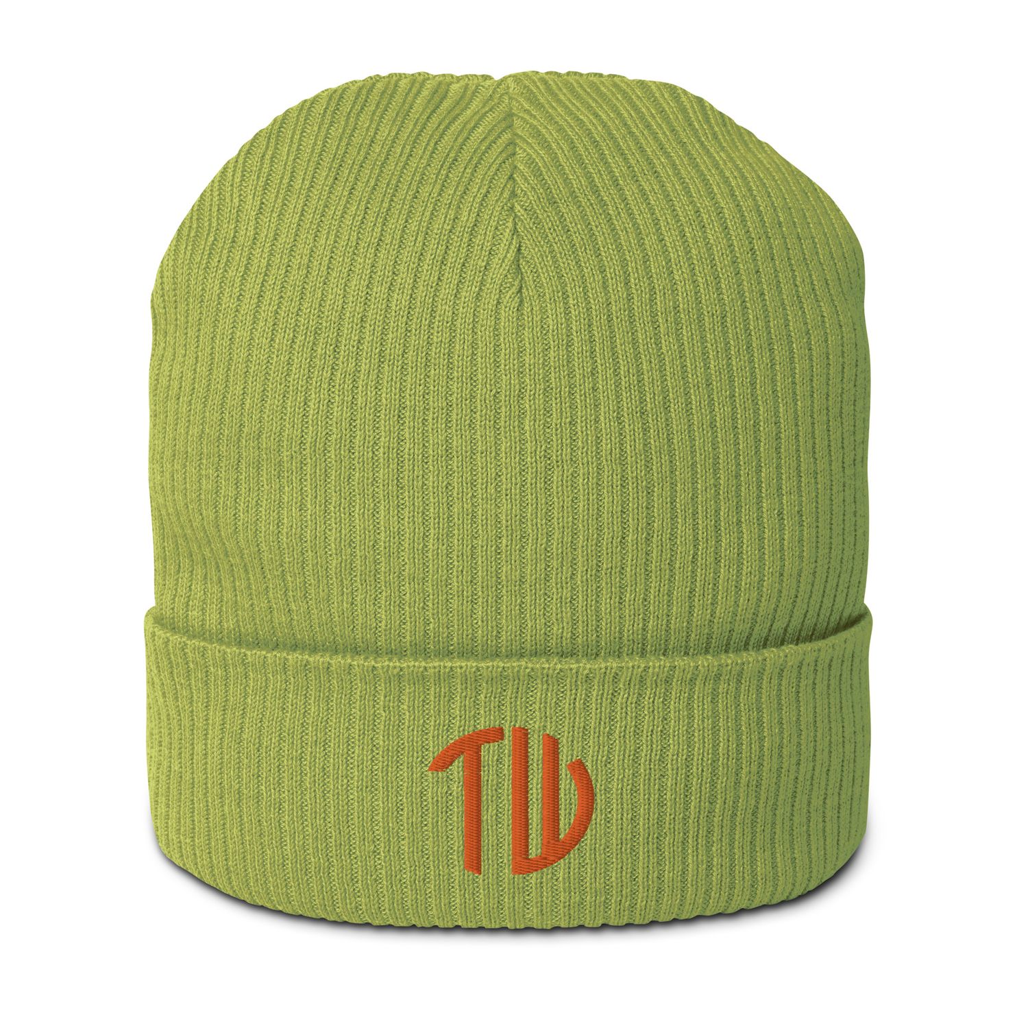 Gerippte Bio-Beanie