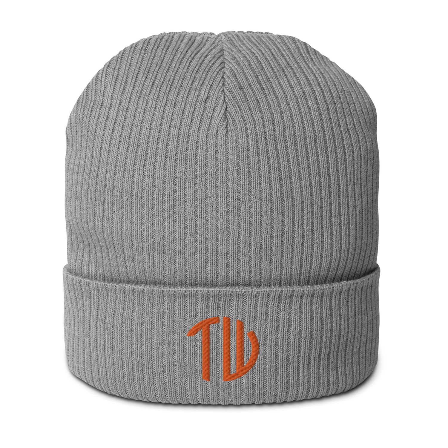 Gerippte Bio-Beanie