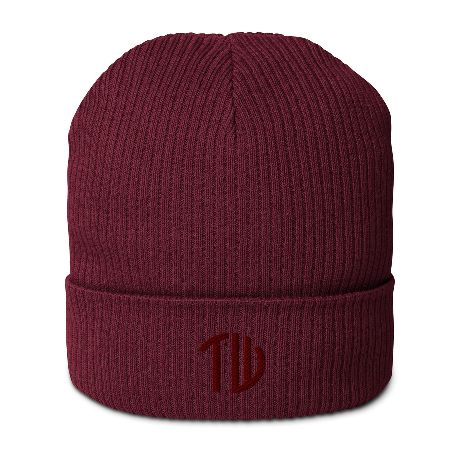 Gerippte Bio-Beanie