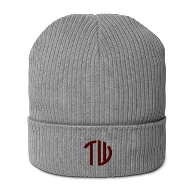 Gerippte Bio-Beanie