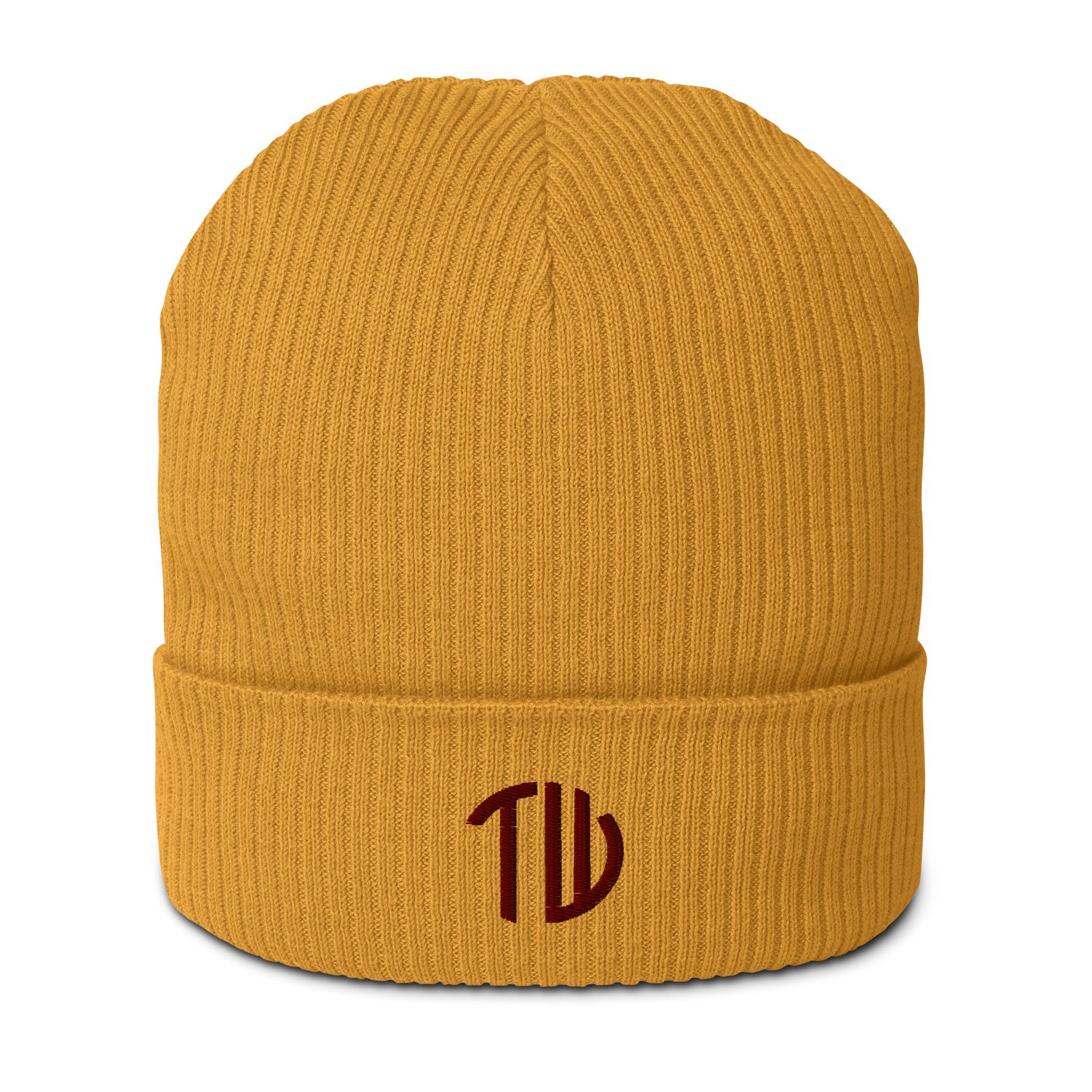 Gerippte Bio-Beanie
