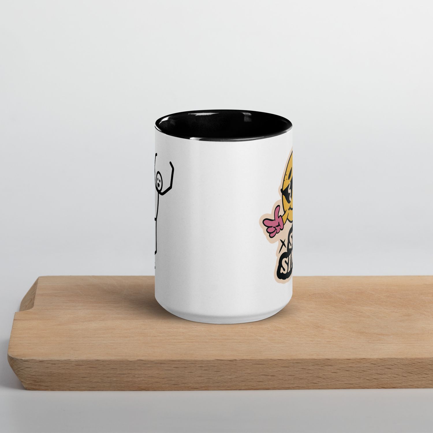 Tasse mit farbiger Innenseite