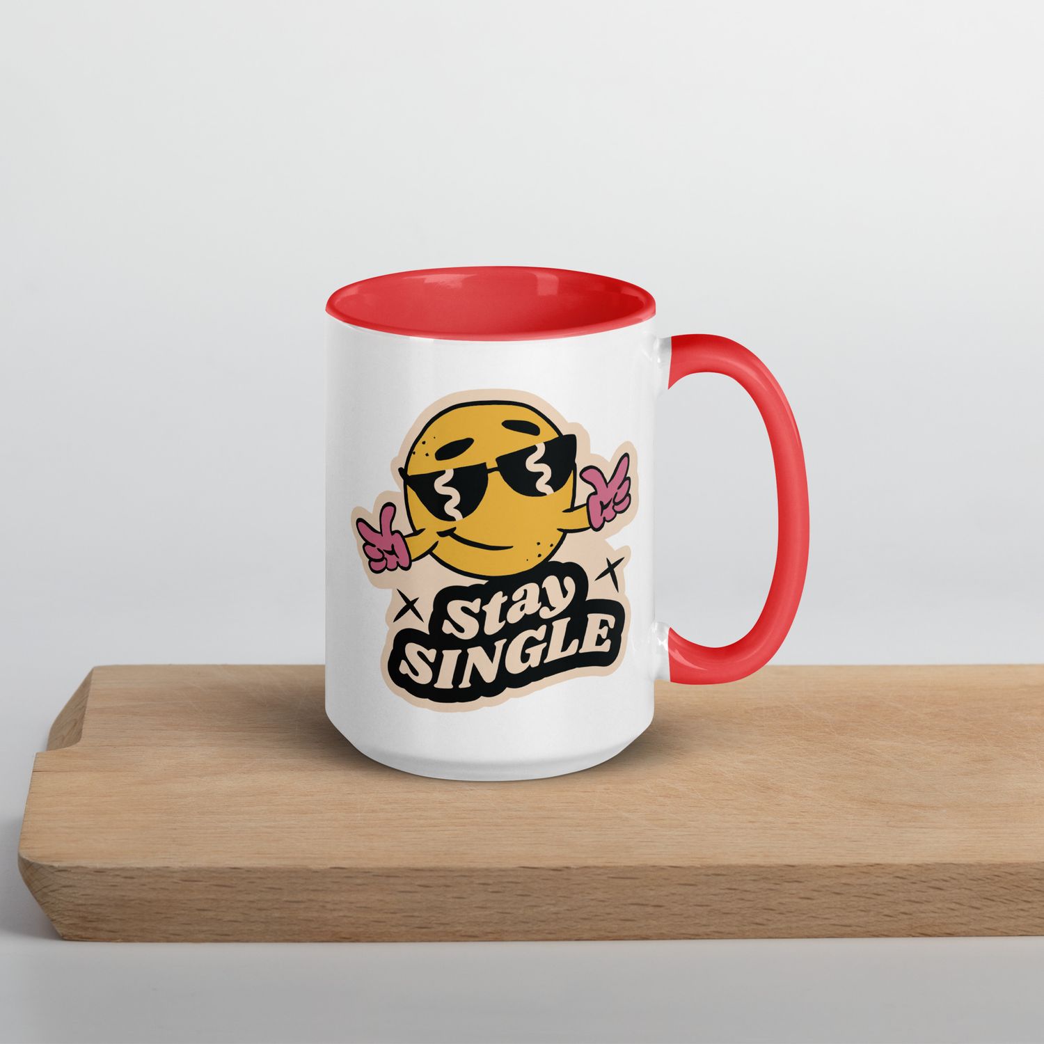 Tasse mit farbiger Innenseite