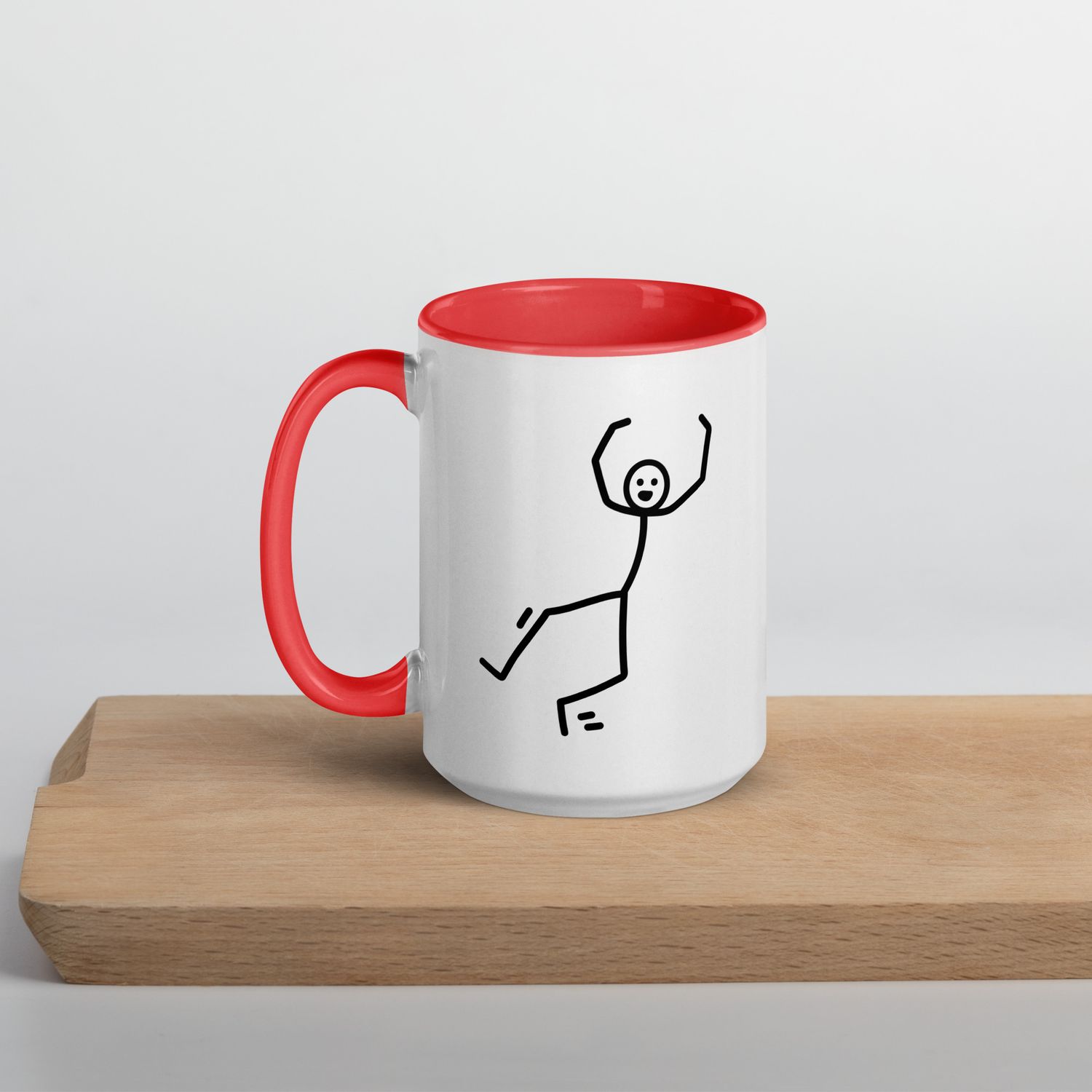 Tasse mit farbiger Innenseite
