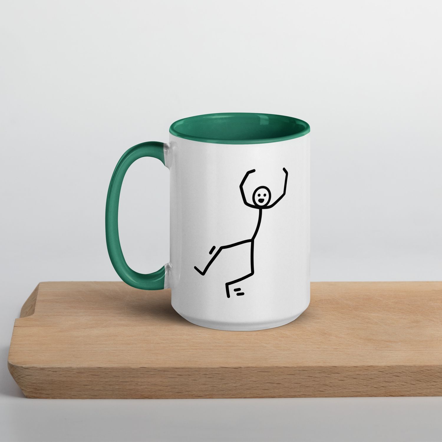 Tasse mit farbiger Innenseite