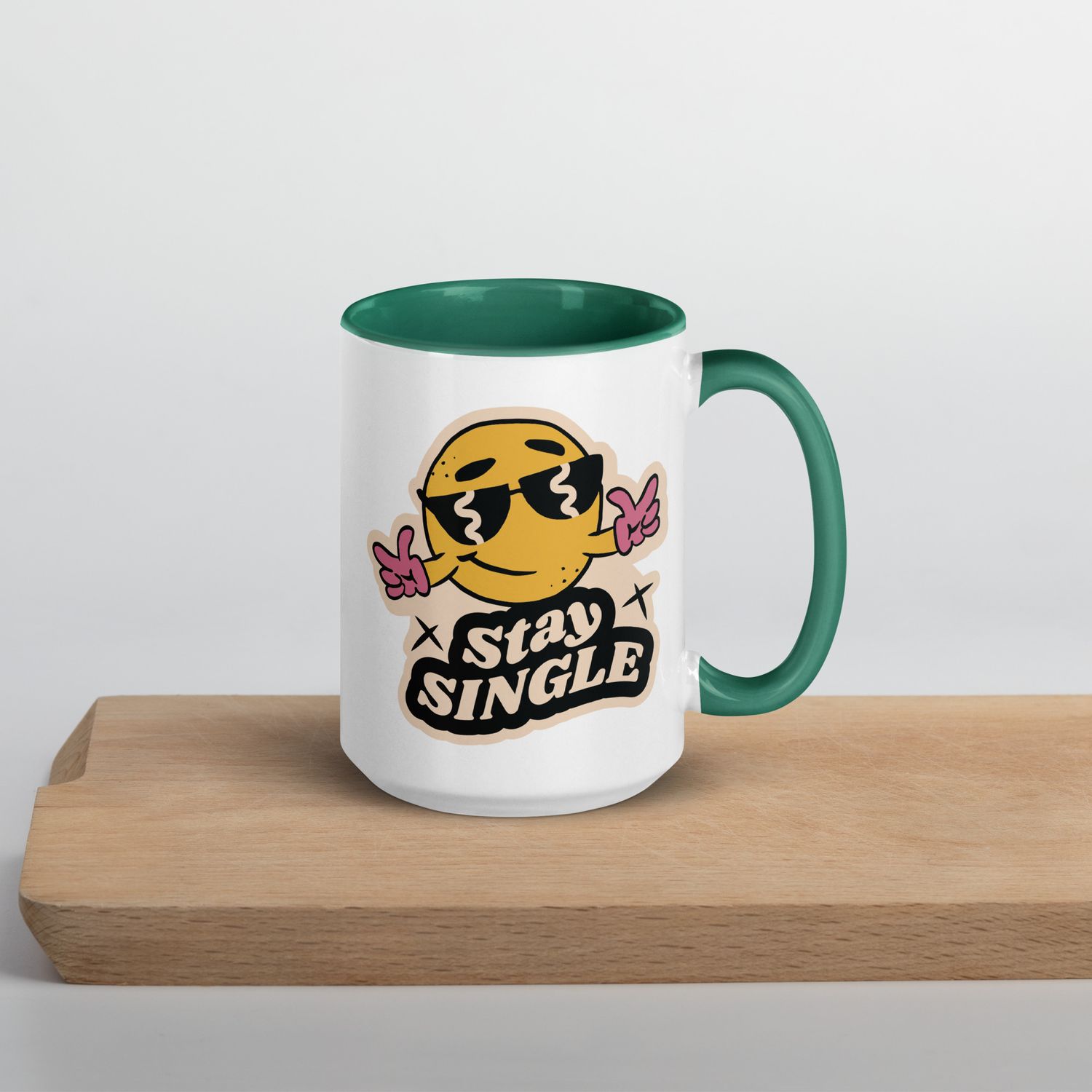 Tasse mit farbiger Innenseite