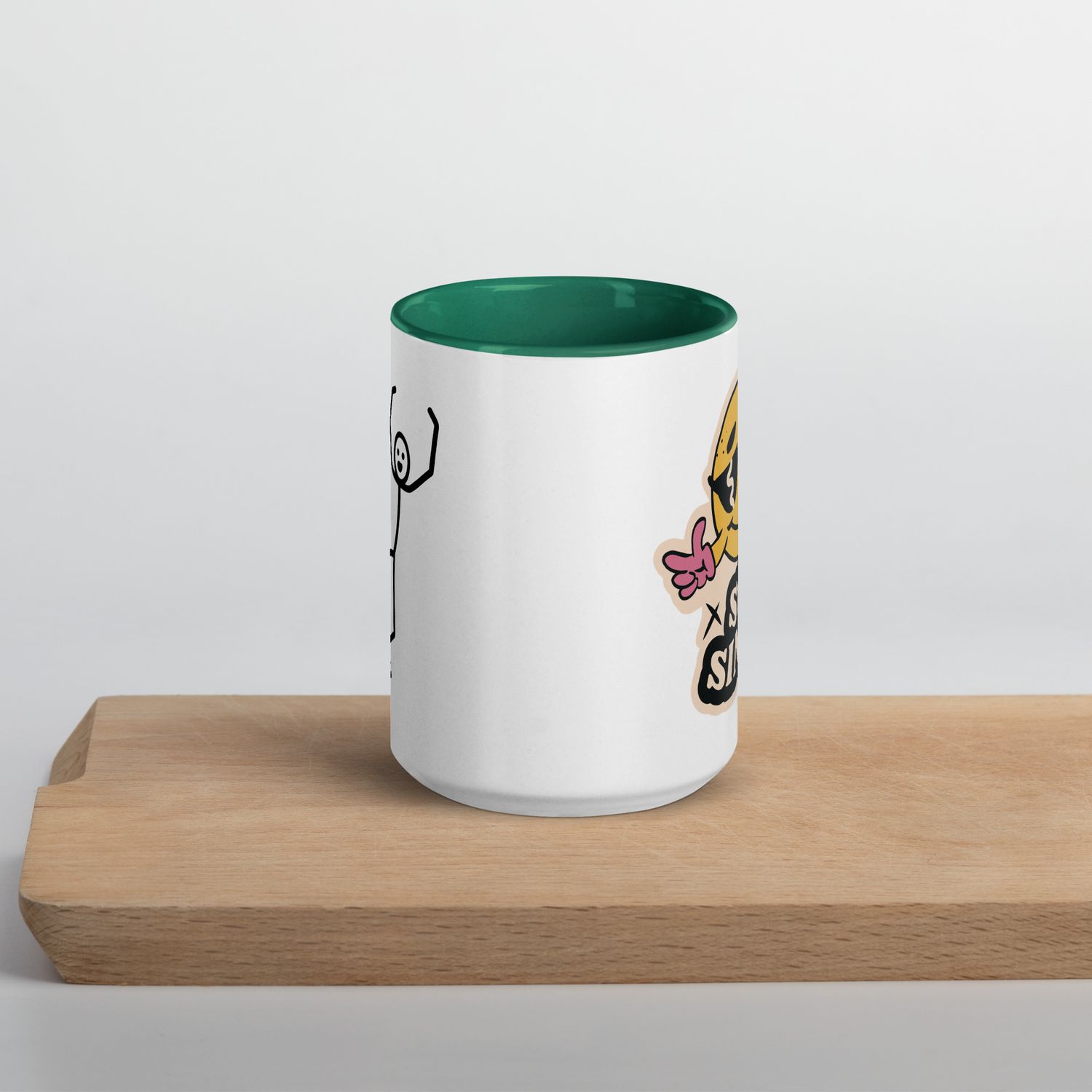 Tasse mit farbiger Innenseite