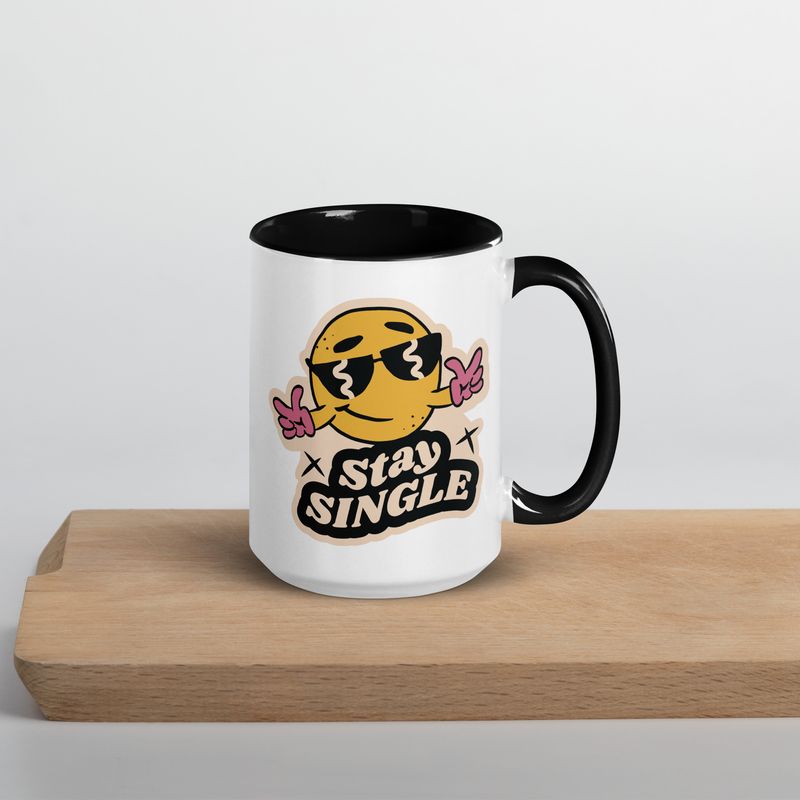 Tasse mit farbiger Innenseite