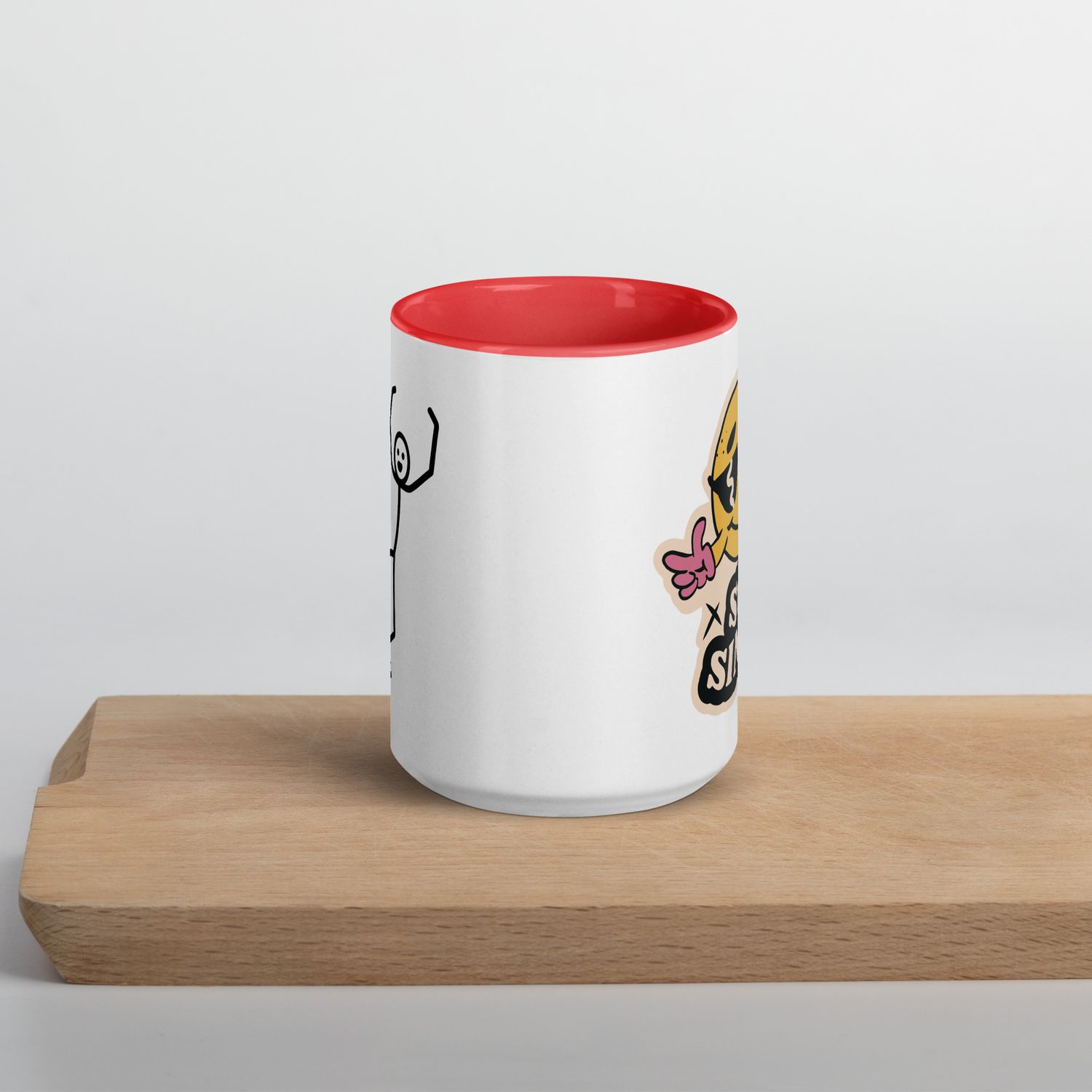 Tasse mit farbiger Innenseite