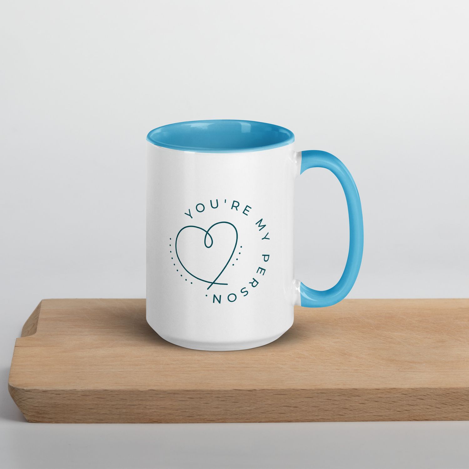 Tasse mit farbiger Innenseite