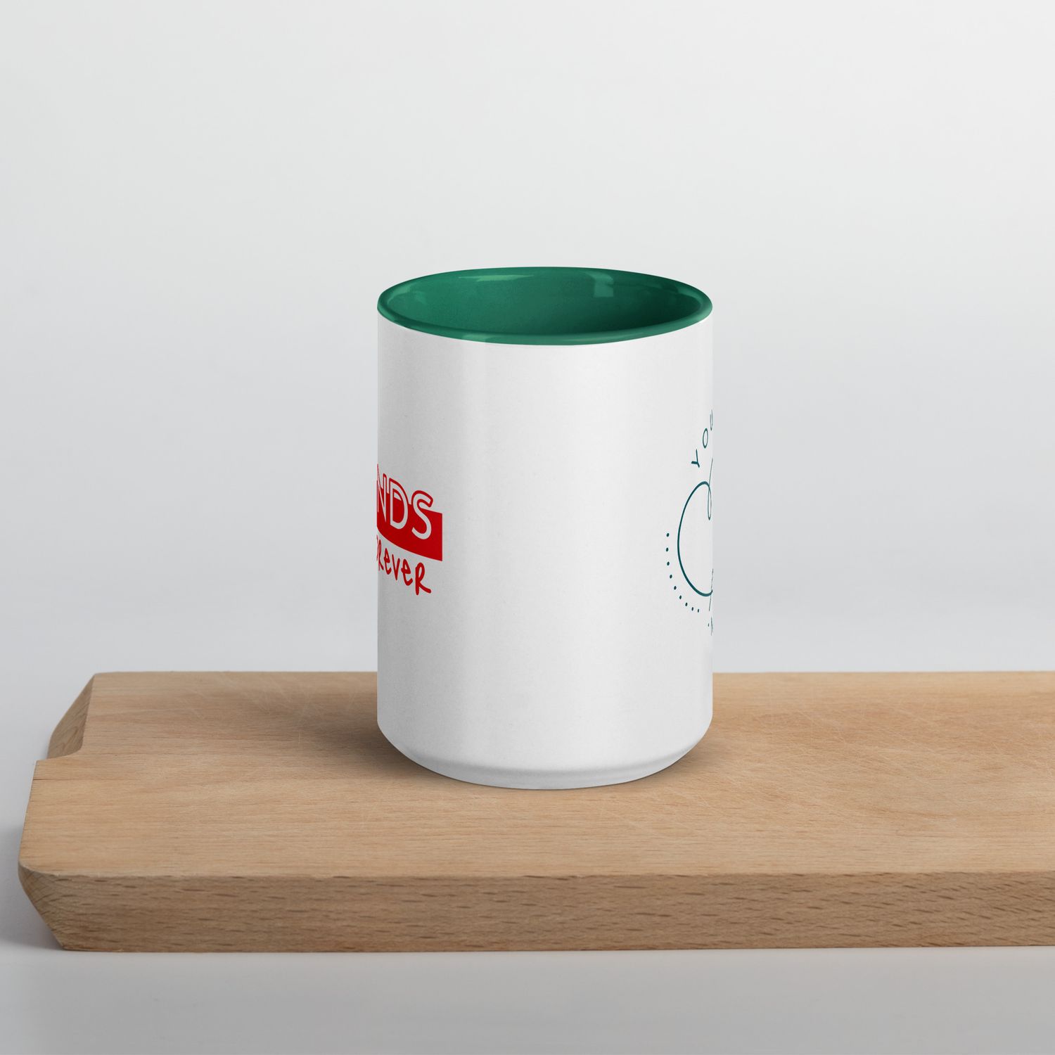 Tasse mit farbiger Innenseite