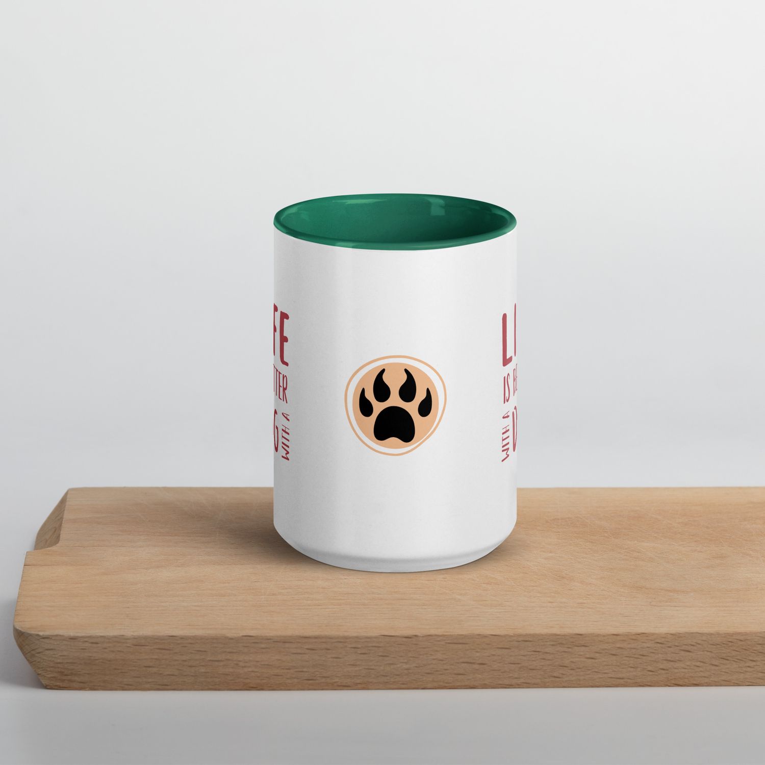 Tasse mit farbiger Innenseite