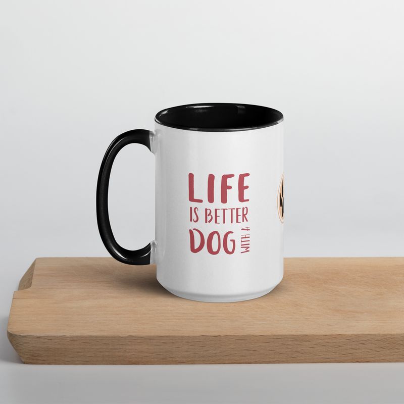 Tasse mit farbiger Innenseite
