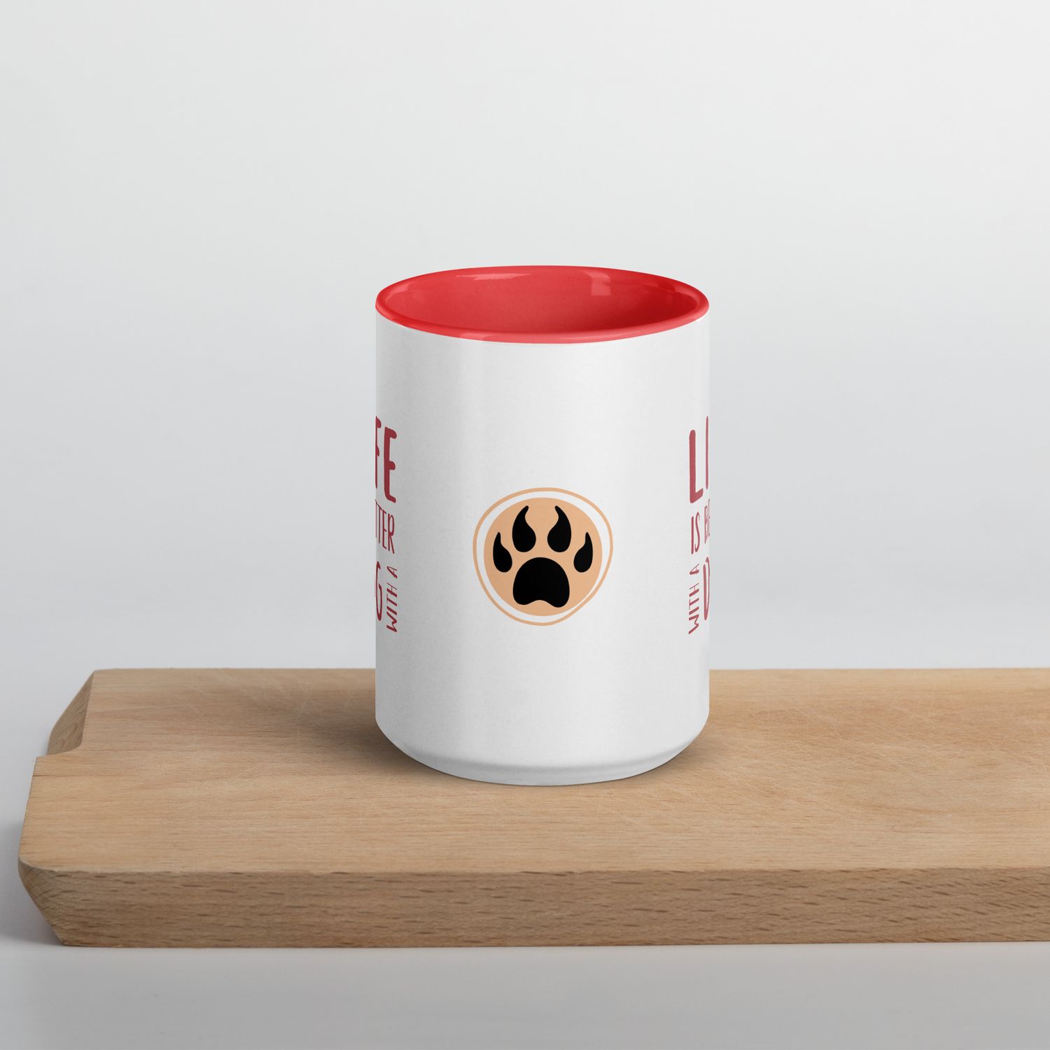 Tasse mit farbiger Innenseite