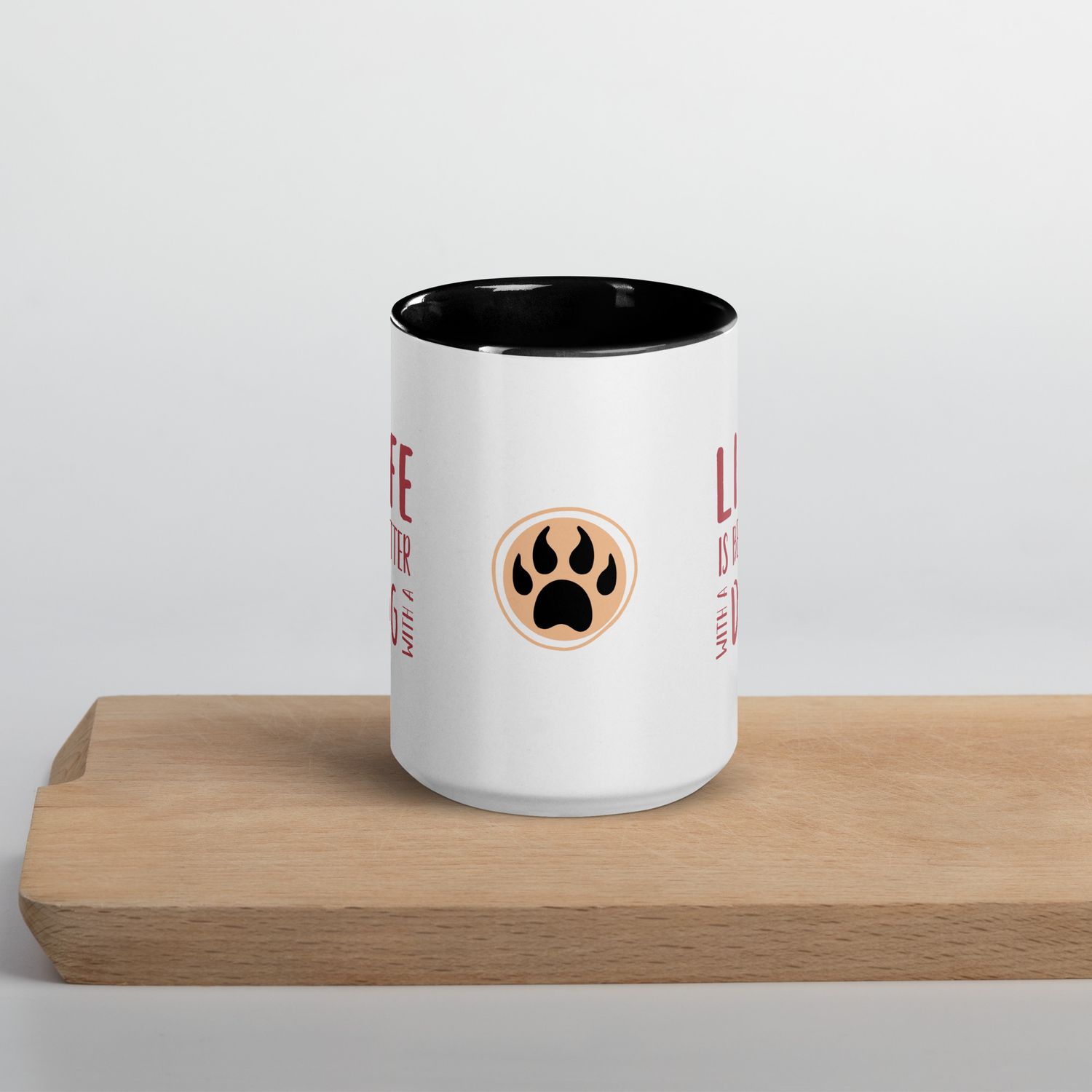 Tasse mit farbiger Innenseite