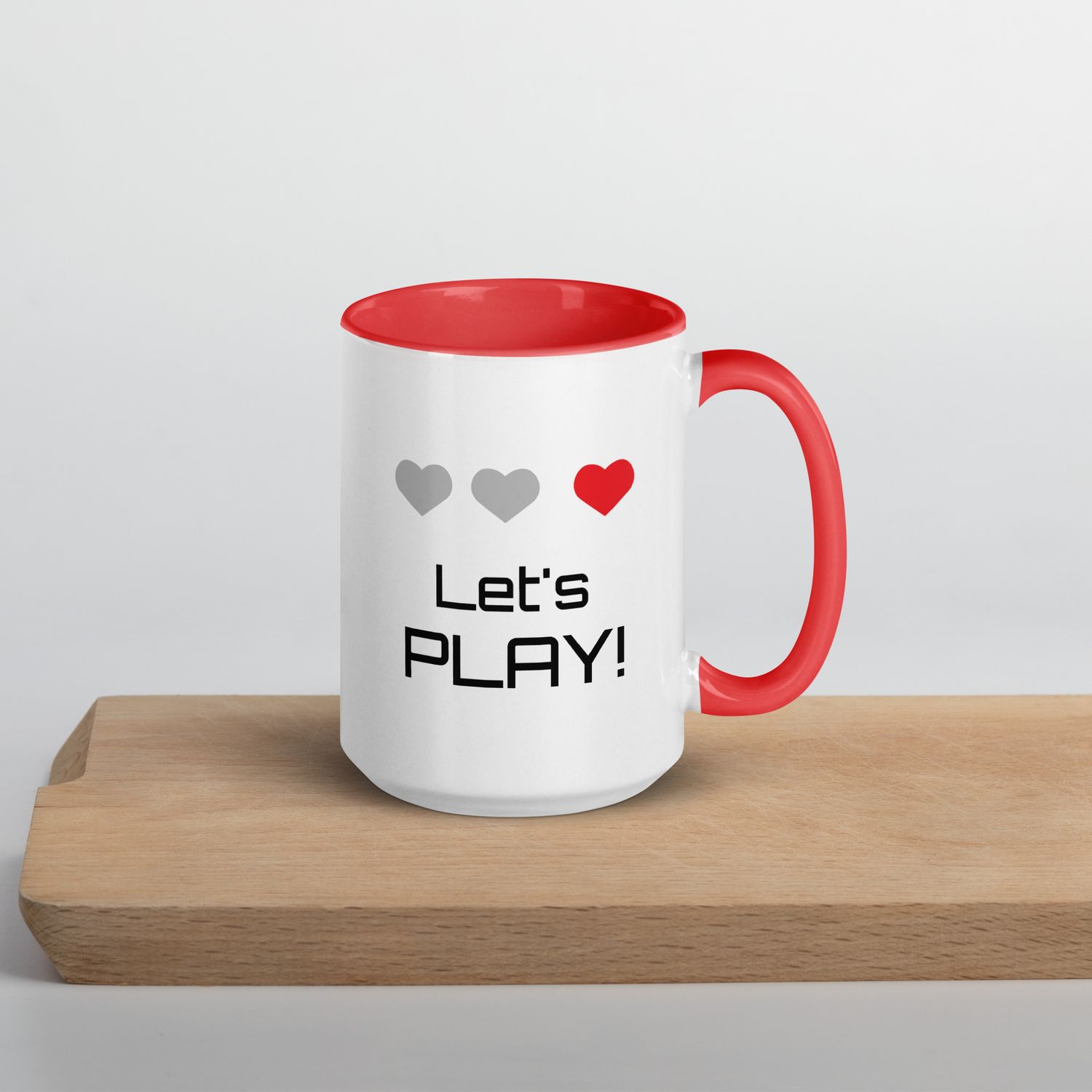 Tasse mit farbiger Innenseite