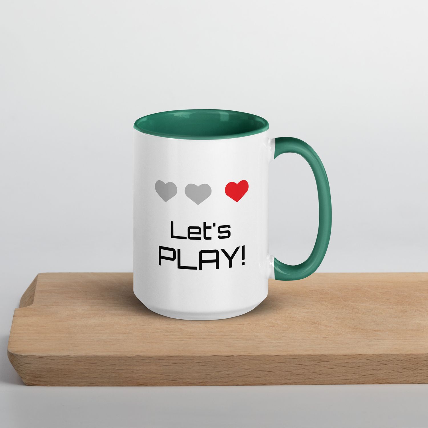 Tasse mit farbiger Innenseite
