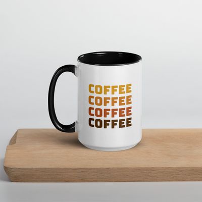 Tasse mit farbiger Innenseite
