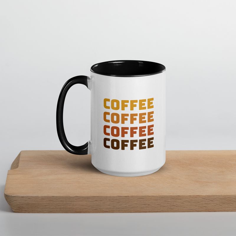 Tasse mit farbiger Innenseite