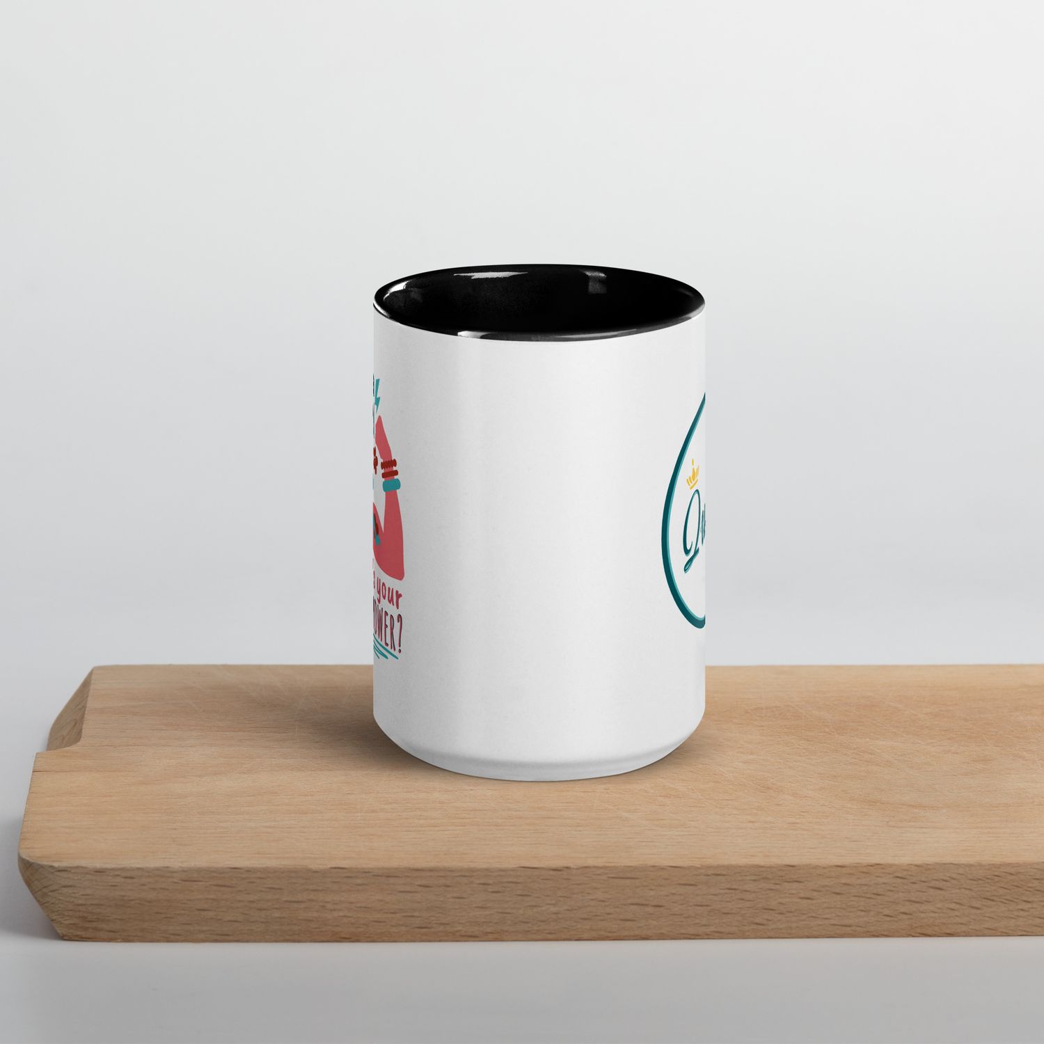 Tasse mit farbiger Innenseite