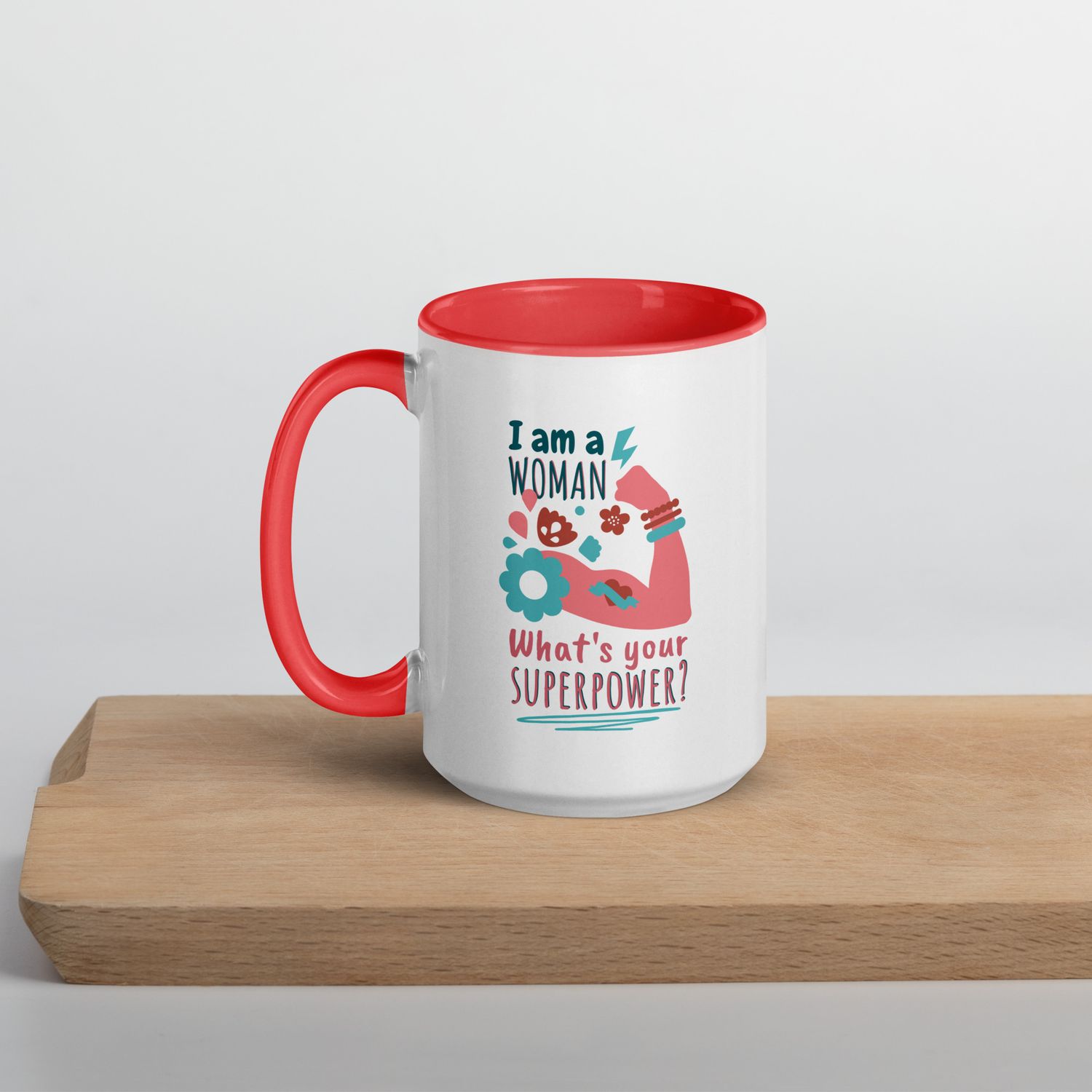 Tasse mit farbiger Innenseite