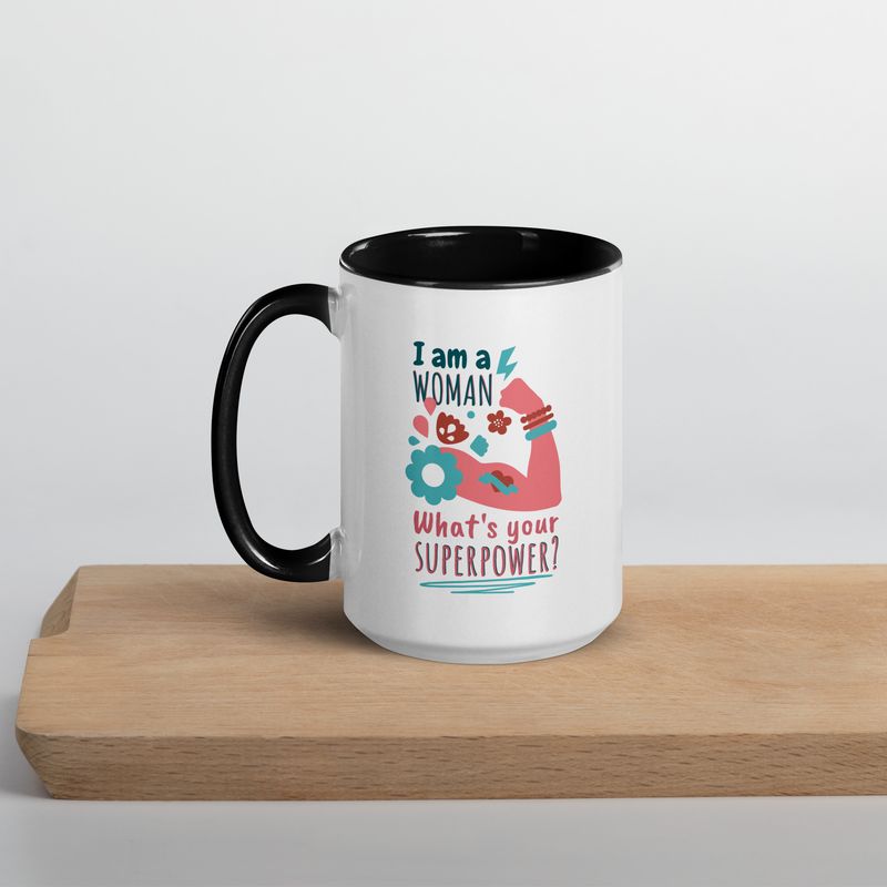 Tasse mit farbiger Innenseite