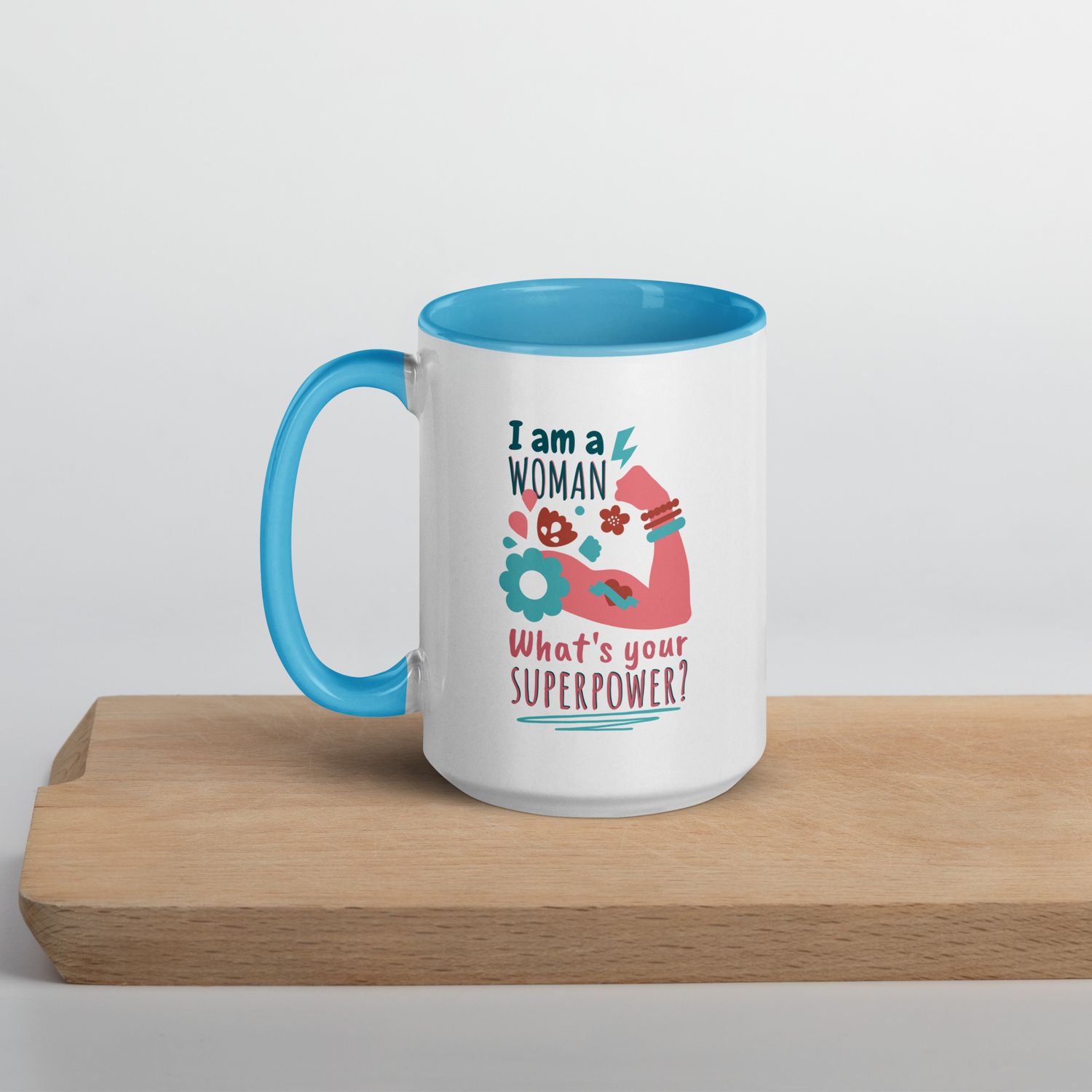 Tasse mit farbiger Innenseite
