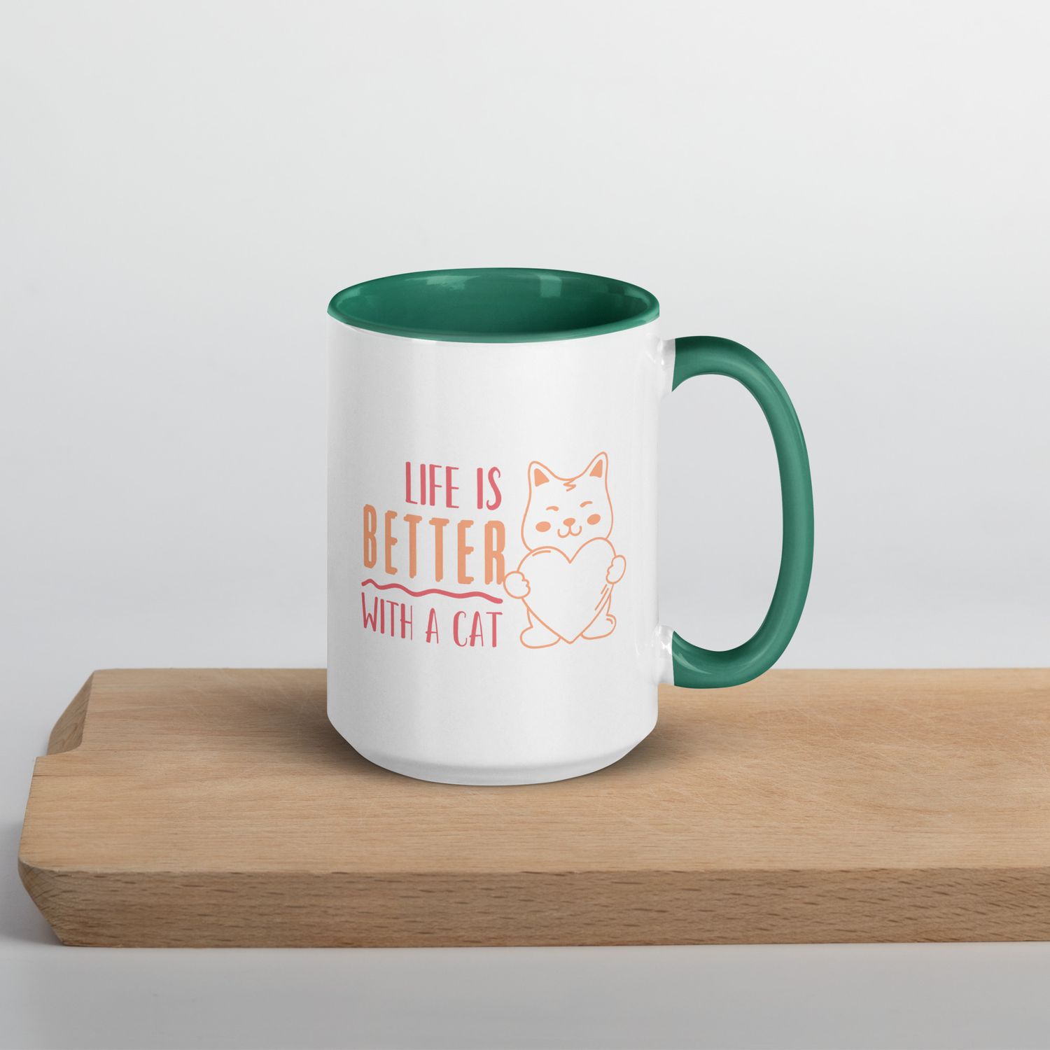Tasse mit farbiger Innenseite