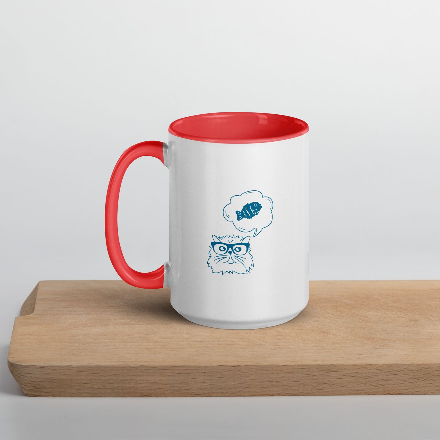 Tasse mit farbiger Innenseite