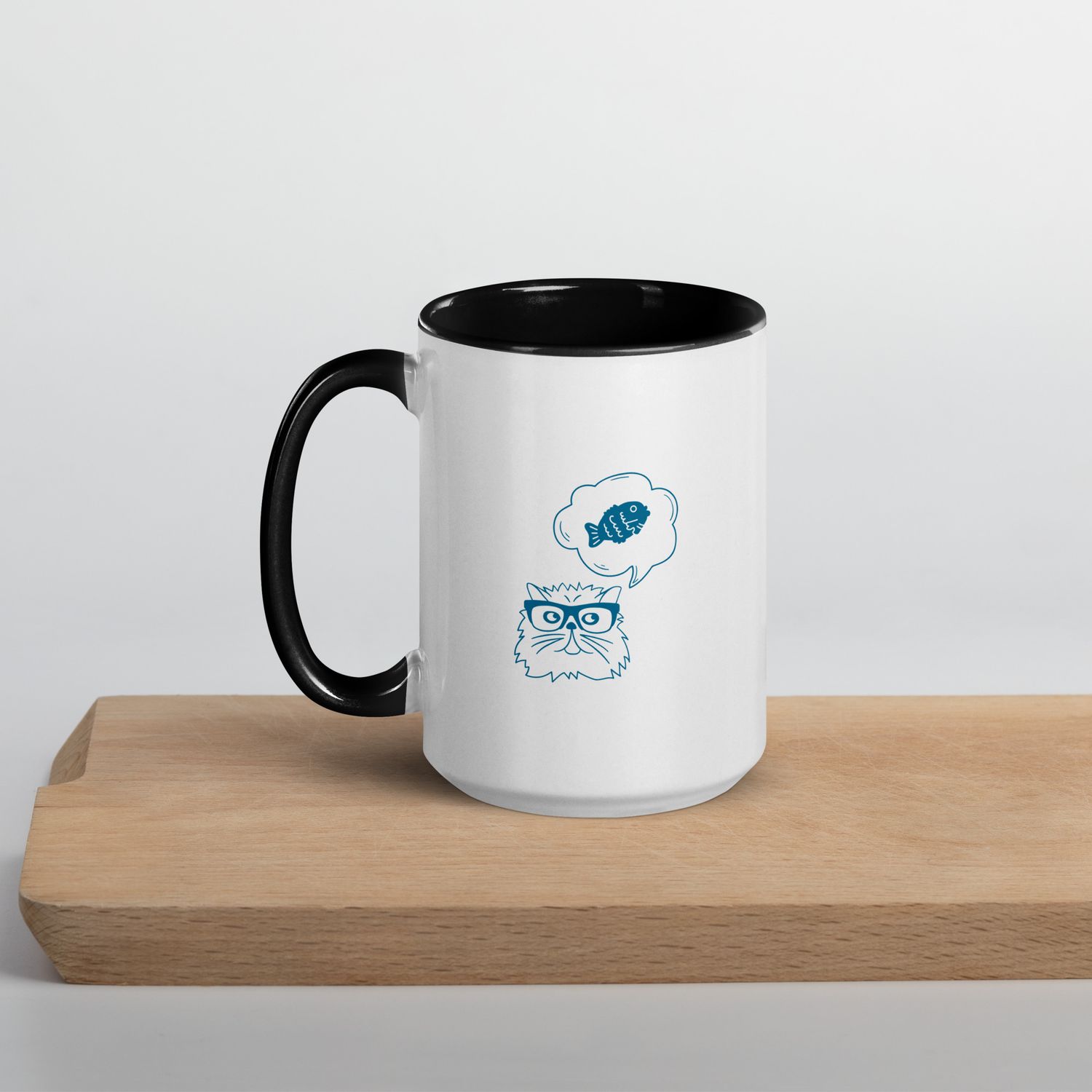 Tasse mit farbiger Innenseite