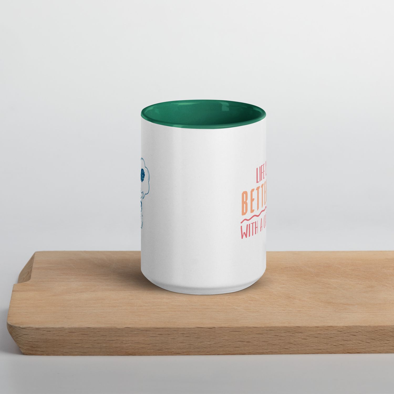 Tasse mit farbiger Innenseite