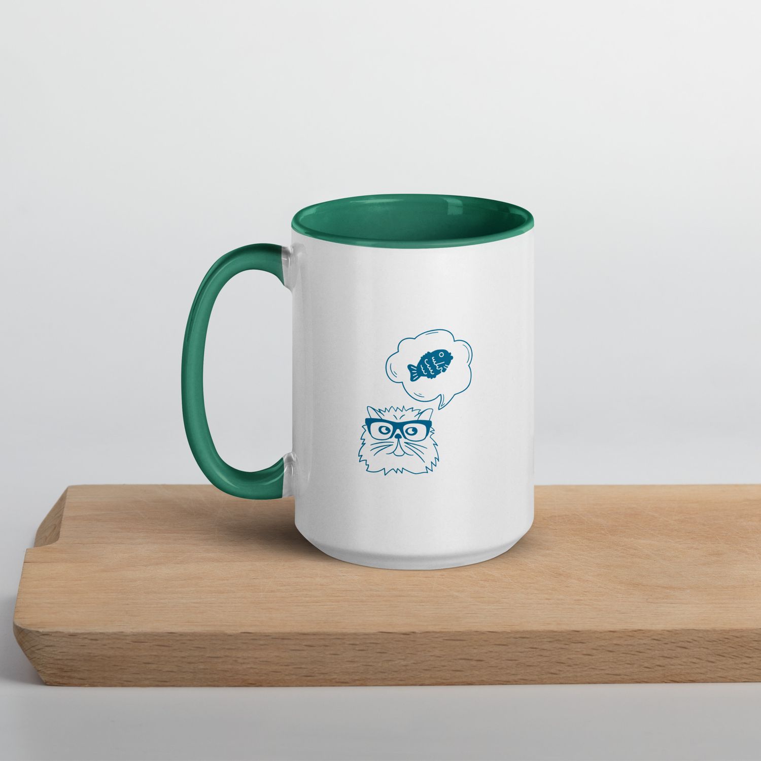 Tasse mit farbiger Innenseite