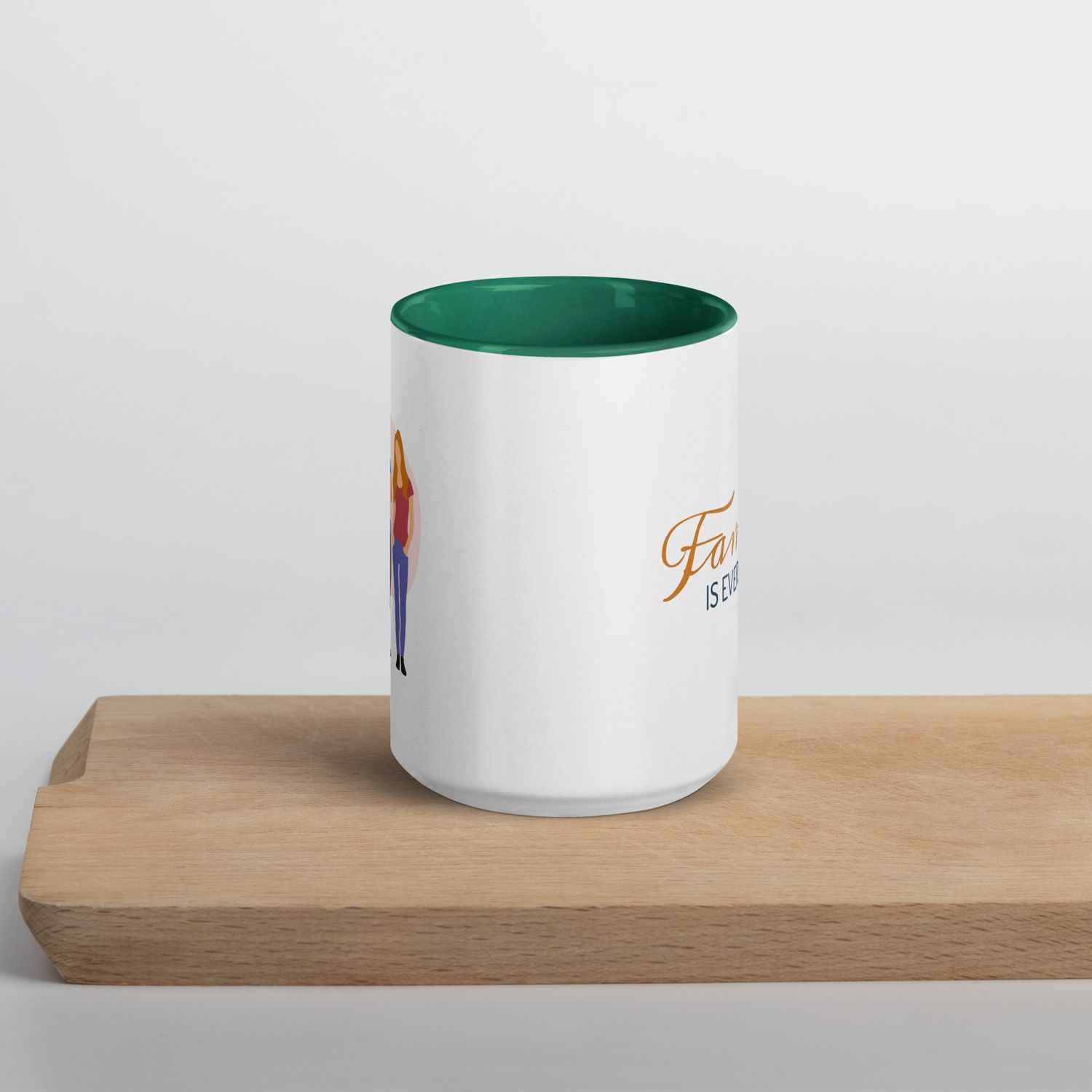 Tasse mit farbiger Innenseite